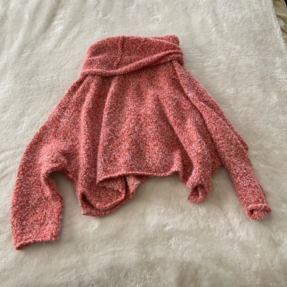 FREE People BFF Cowl Neck Boucle Sweater - Picture 5 of 9